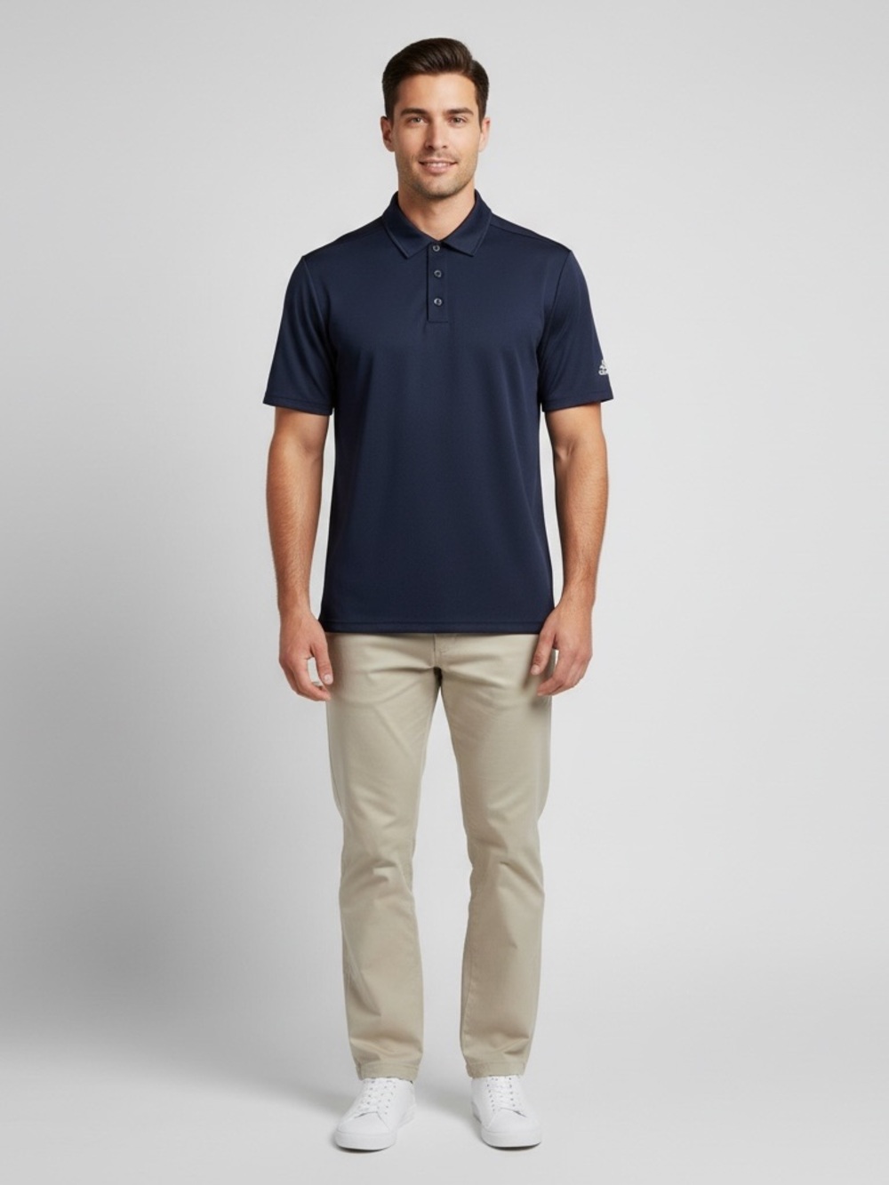 Adidas Men’s Navy Blue Climalite Short Sleeve Polo Shirt‎ Size Medium